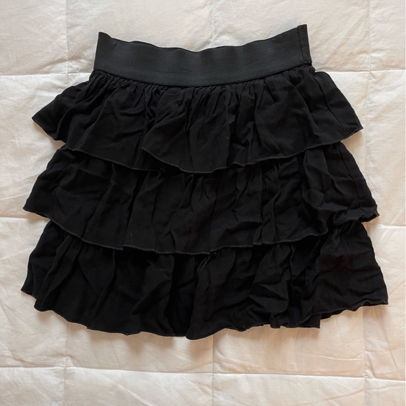 Black Frilly Miniskirt - Picture 1 of 1